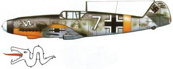 Bf 109F2 WrN6743 штаффелькапитана 1JG 3 РОлейника первого в - фото 104