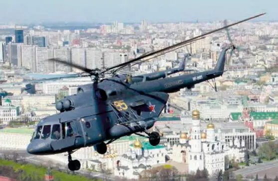 Вертолеты Ми8МТВ5 традиционные участники парадов Победы над Красной - фото 37
