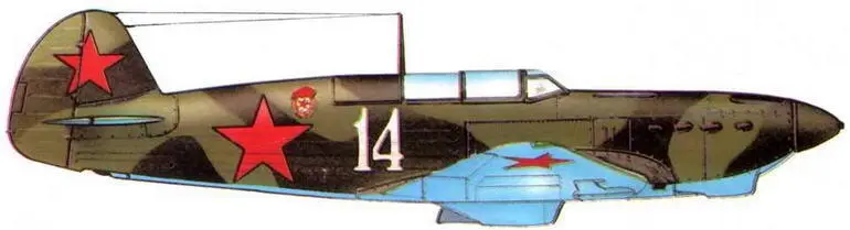 Як7Б летчика 29го ГвИАП кна АВ Чиркова Ленинградский фронт лето 1943 г - фото 101