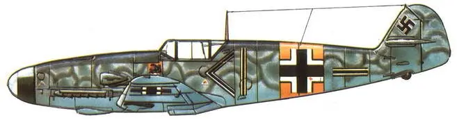 Bf 109F2 из Stab IIJG 54 Ju 88А4 из 5KG 3 Blitz - фото 133