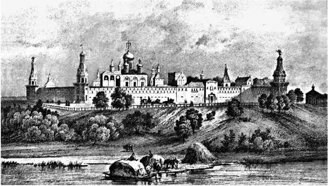 Симонов монастырь 1845 г Место последнего упокоения Симеона Бекбулантовича - фото 80