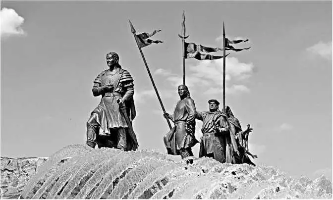 Свита Аттилы Фрагмент скульптурной композиции Песнь о Нибелунгах - фото 117