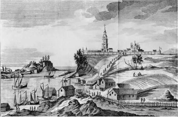 Валаамский монастырь Гравюра 1792 С волнением с ожиданием чуда которое - фото 155