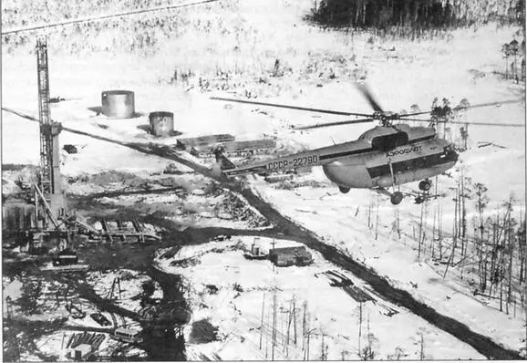 Ми8Т Западносибирского УГА на подходе к буровой Середина 1980х годов Также - фото 67