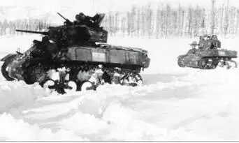Танки М3А3 1й танковой бригады НОАЮ Зима 19441945 гг Танк М3А3 1й - фото 163
