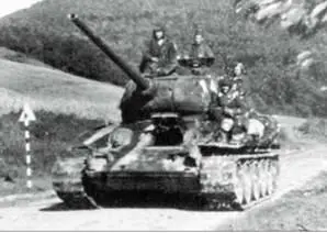 Т3485 в окрестностях Белграда октябрь 1944 г Т3485 2й танковой - фото 176