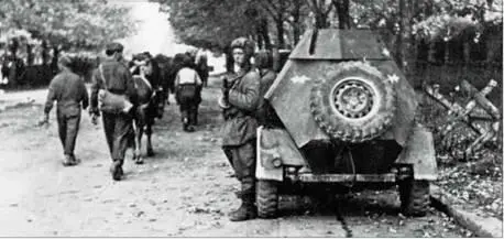 Бронеавтомобиль БА64Б 2й танковой бригады НОАЮ в Загребе Май 1945 г - фото 178