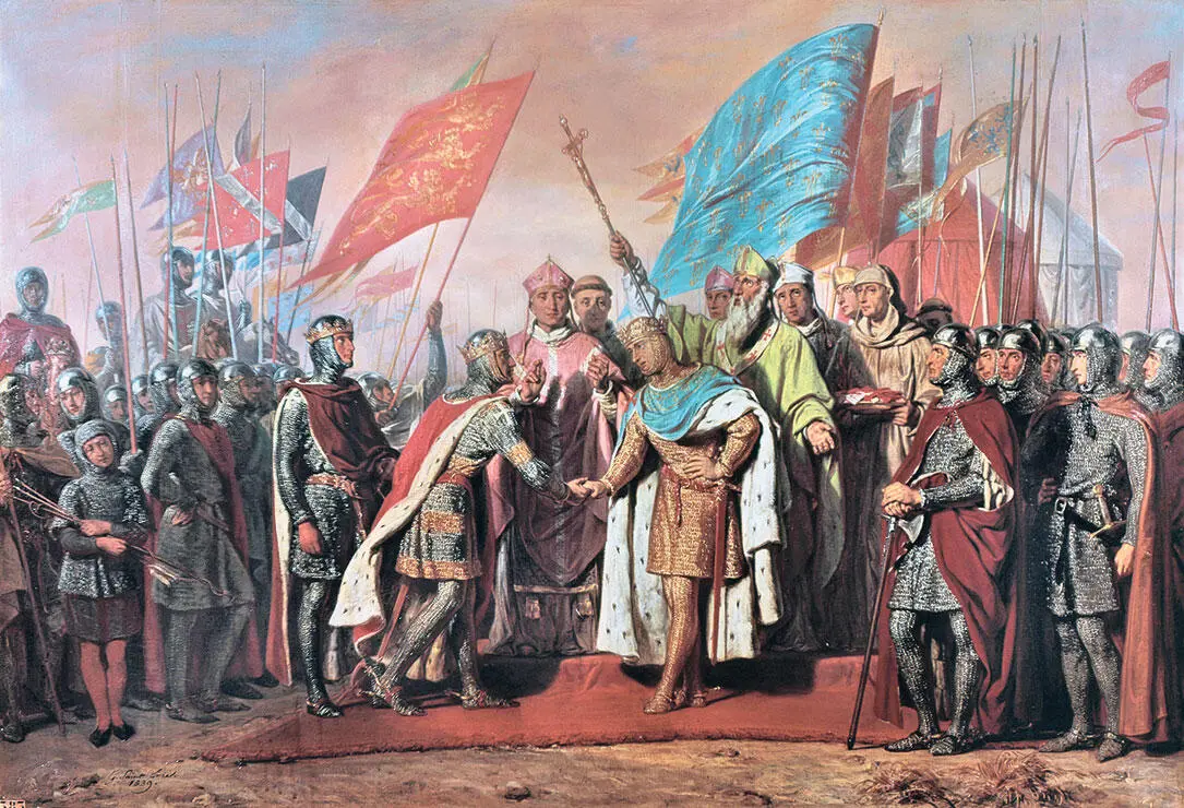 Встреча Генриха II с Филиппом Августом в Бонмулине в 1188 г XIX в Для Ричарда - фото 126