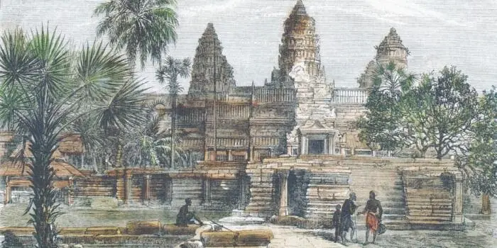 АнгкорВат Рисунок Анри Муо опубликованный в 1868 г в его книге под - фото 22