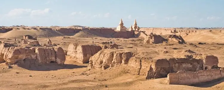 ХараХото Черный город археологический памятник развалины древнего - фото 100