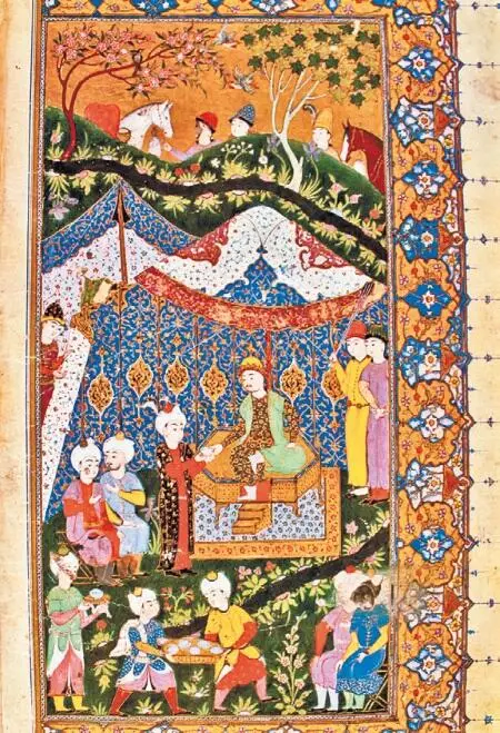 Миниатюра из Хамсе Низами 1491 г Предание о Хосрове и Ширин существовало в - фото 143