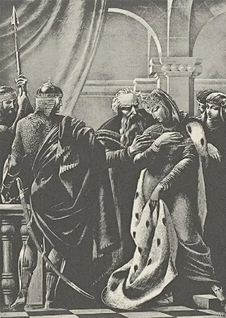 Серго Кобуладзе Иллюстрация к поэме Витязь в тигровой шкуре 1937 г Есть - фото 232