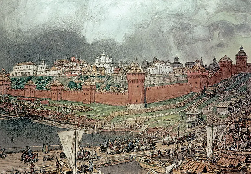 Московский Кремль при Иване III А Васнецов История этого строительства - фото 30