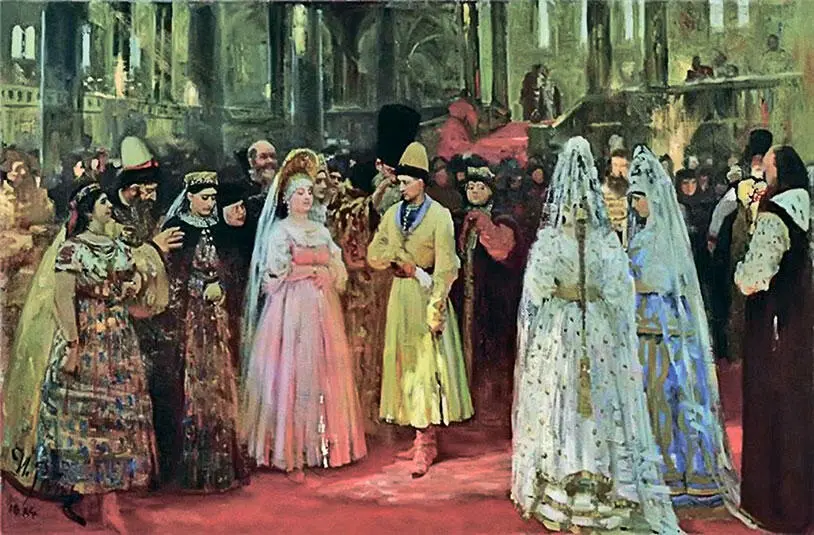 Выбор великокняжеской невесты И Репин На картине К Лебедева мы видим - фото 36