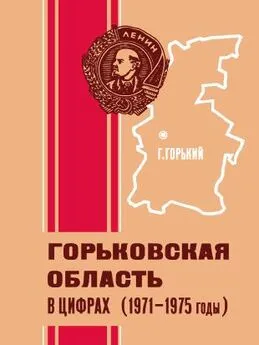 Горьковская область в цифрах (1971—1975 годы)