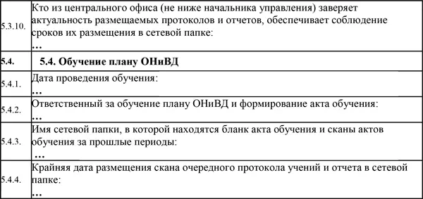 Аналогично оформляются разделы в отношении серверной части Часть II О - фото 52