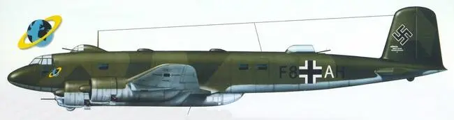 FockeWulf FW200C1 F8AH из IKG 40 БордоМериньяк лето 1940 года - фото 3