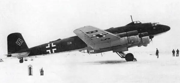FW200C1 WNr0002 BSAG во время испытаний зимой 19391940 годов - фото 39