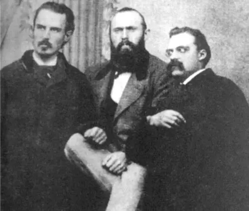 Эрвин Роде Карл фон Герсдорф и Фридрих Ницше в октябре 1871 г Ницше - фото 40