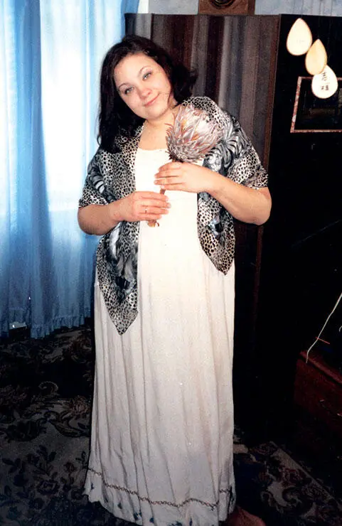 6 месяц беременности около 90 кг Апрель 2004 почти 7 месяцев беременности - фото 3