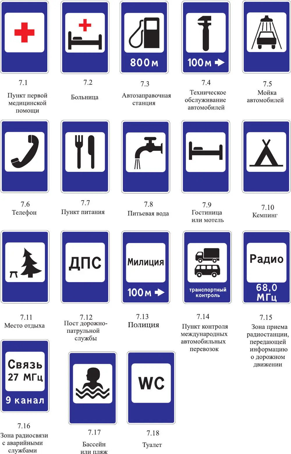 Знаки дополнительной информации таблички Дорожная разметка Гориз - фото 16