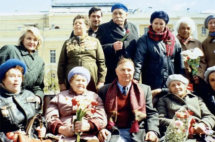 Москва День Победы Встреча с ветеранами Выступление перед болельщиками - фото 124