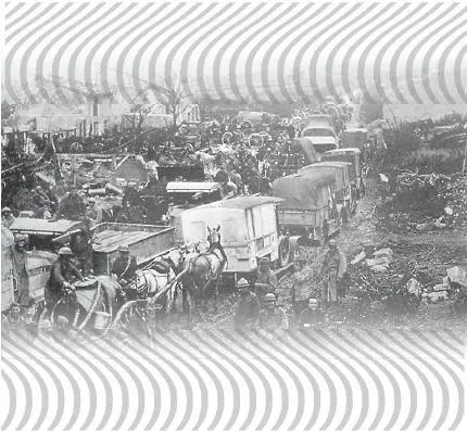 Грузовые автомобили на дорогах Первой мировой войны 25 Большая пушка Одно - фото 25