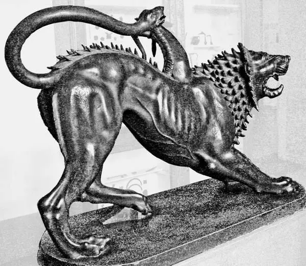 Рис 55 Еще одна древнейшая этрусская бронзовая статуя И опять она - фото 56