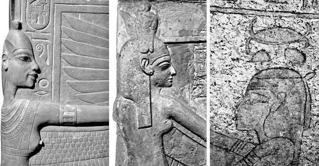 Рис 118 Угол саркофага Тутанхамона слева угол саркофага Ая посередине - фото 119