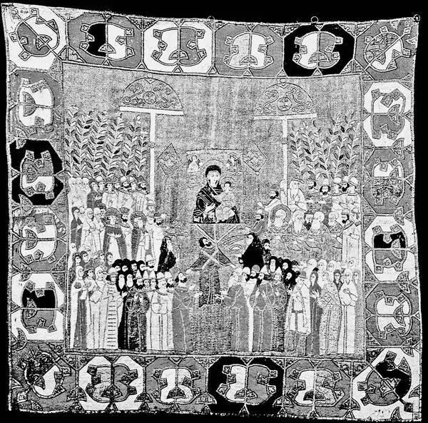 Рис 156 Старинная церковная русская пелена пелена Елены Волошанки - фото 157