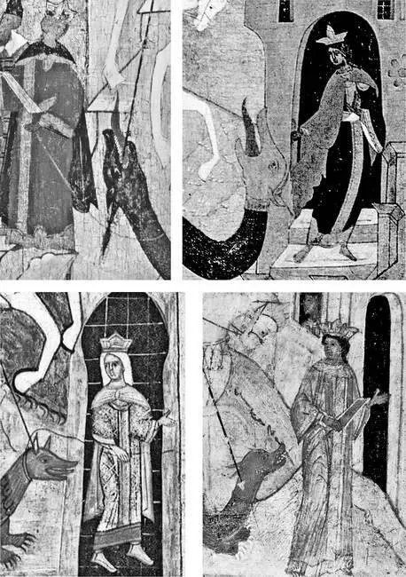Рис 240 Фрагменты икон Чудо Георгия о змие показанных выше на рис 232 - фото 241