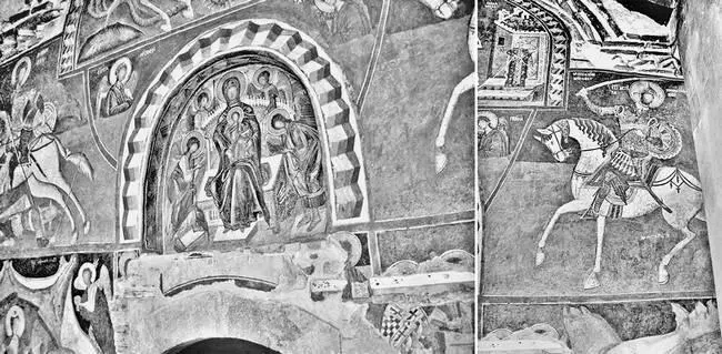 Рис 246 Фрагменты фрески Драгалевского монастыря в Софии Болгария Слева - фото 247