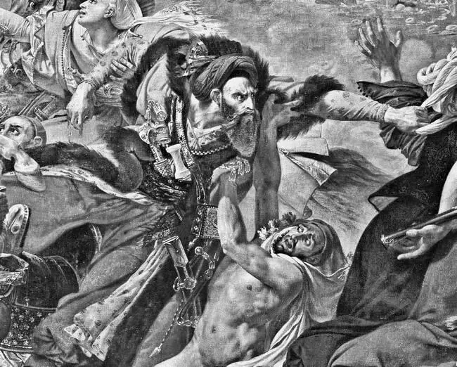 Рис 335 Мамелюк побежденный Наполеоном одет в соболя имеет большую русую - фото 336