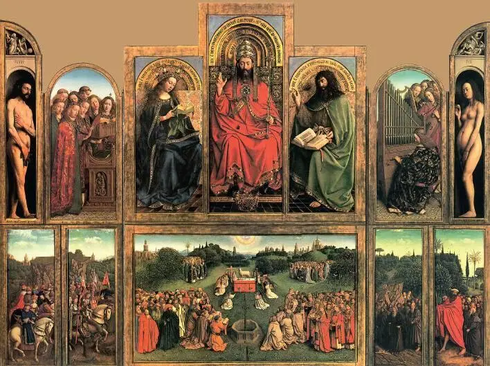 Гентский алтарь 1432 год Собор Св Бавона Гент Агнец в христианской - фото 19