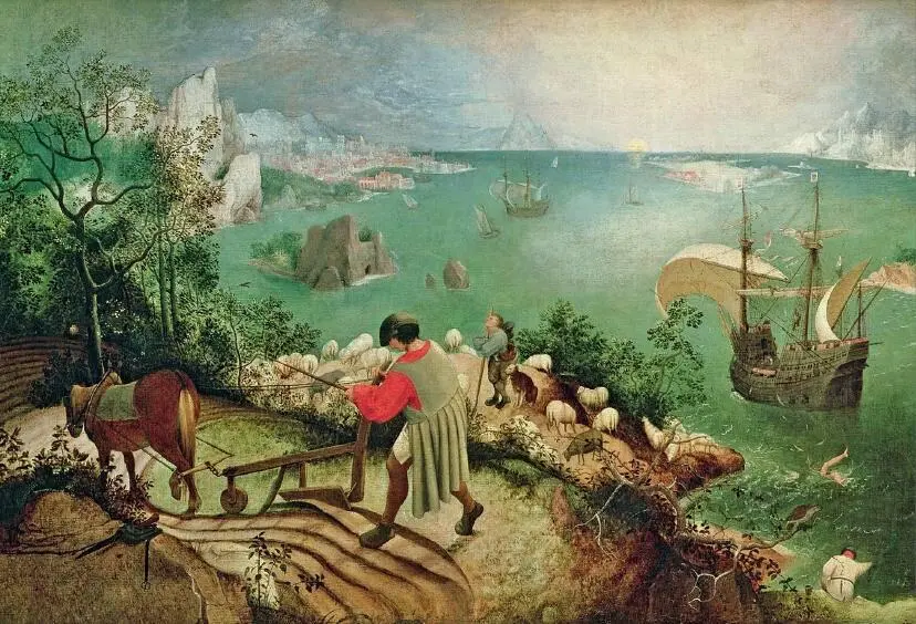 Падение Икара 1558 год Королевский музей изящных искусств Брюссель В этом - фото 34