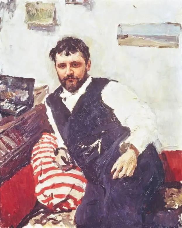 ВА СЕРОВ Портрет художника КА Коровина 1891 год Юбилейная выставка - фото 75