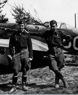 Братья Рене и Морис Шалль на фоне Як9Т Именно Морис Шалль 29 мая 1944 г по - фото 110