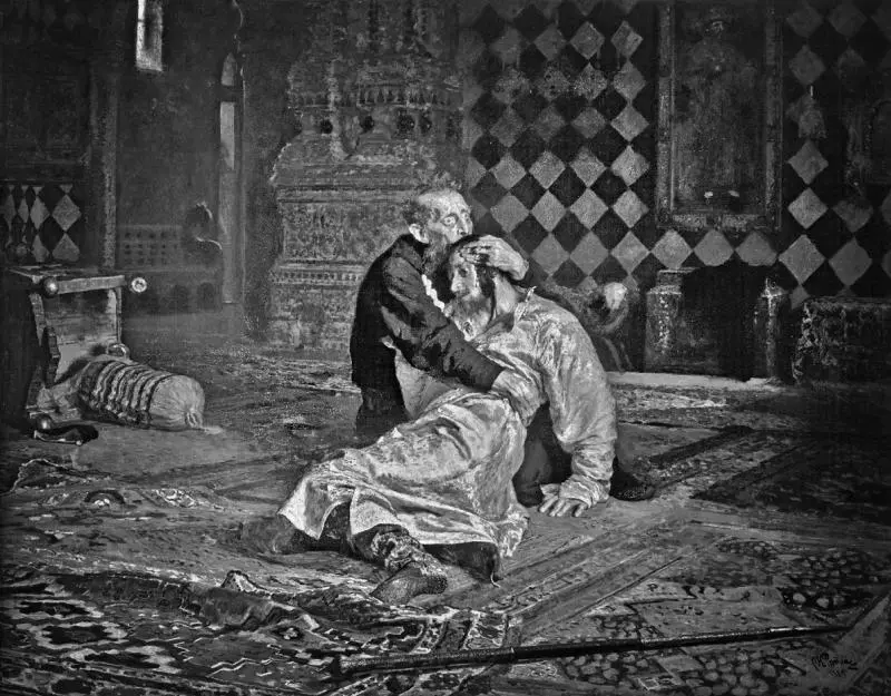И Репин Иван Грозный и его сын Иван В это же время при европейских дворах - фото 30