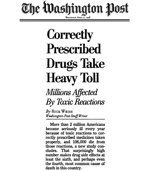 The Washington Post Среда 15 апреля 1998 г Правильно назначенные лекарства - фото 3