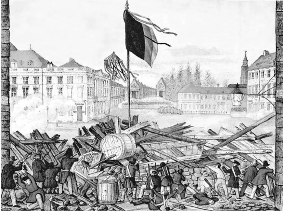 Баррикады в Берлине Рисунок XIX в Однако революция не решила проблему - фото 190