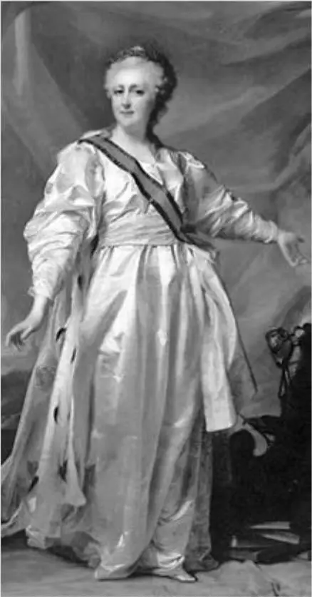 Екатерина II Однако при попытке Мировича ворваться в каземат где сторожили - фото 69