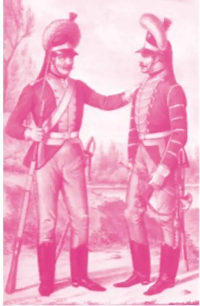 Рядовой и трубач 17861796 гг Литография Вопросы и задания 1 На основе - фото 236