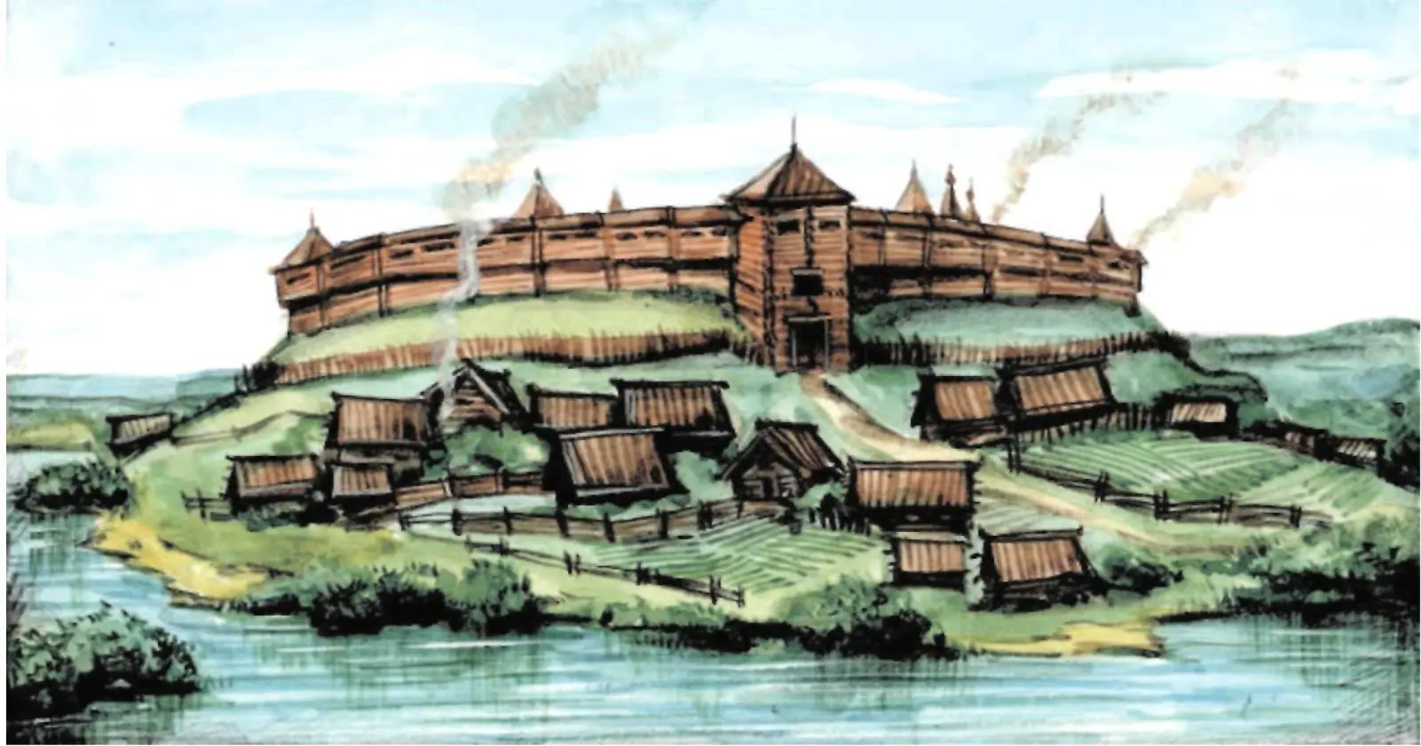 Москва во времена Юрия Долгорукого Реконструкция 3 Княжение Андрея - фото 86