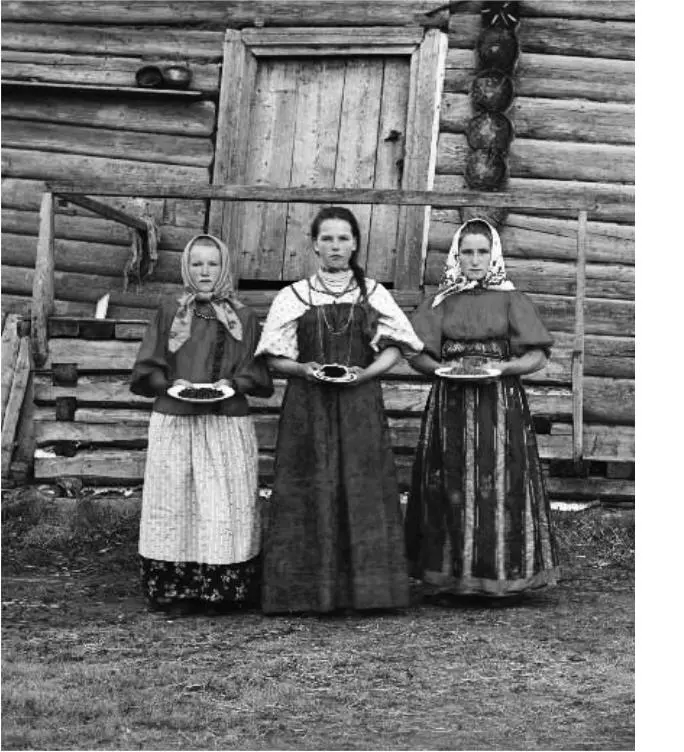 Крестьянские девушки Фото С М Прокудина Горского Сельский мир и - фото 6