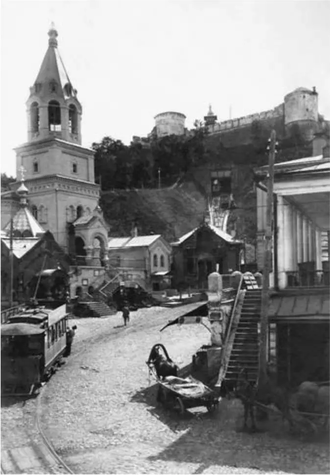 Нижний Новгород Фуникулёр у стен Кремля 1910е гг Фото М Дмитриева К 1917 - фото 8