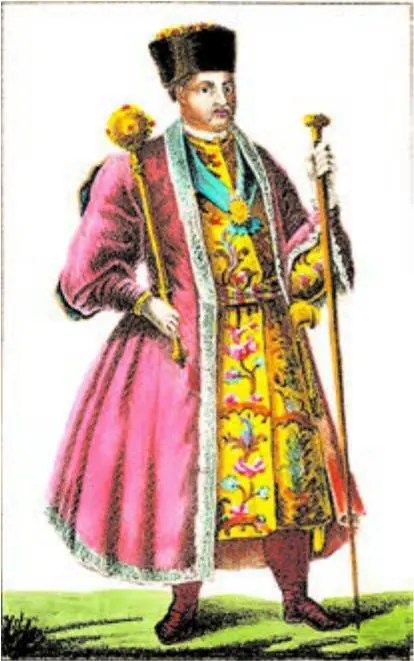 Атаман Войска Донского Литография 1846 г Сибирь Художник А Васнецов - фото 76