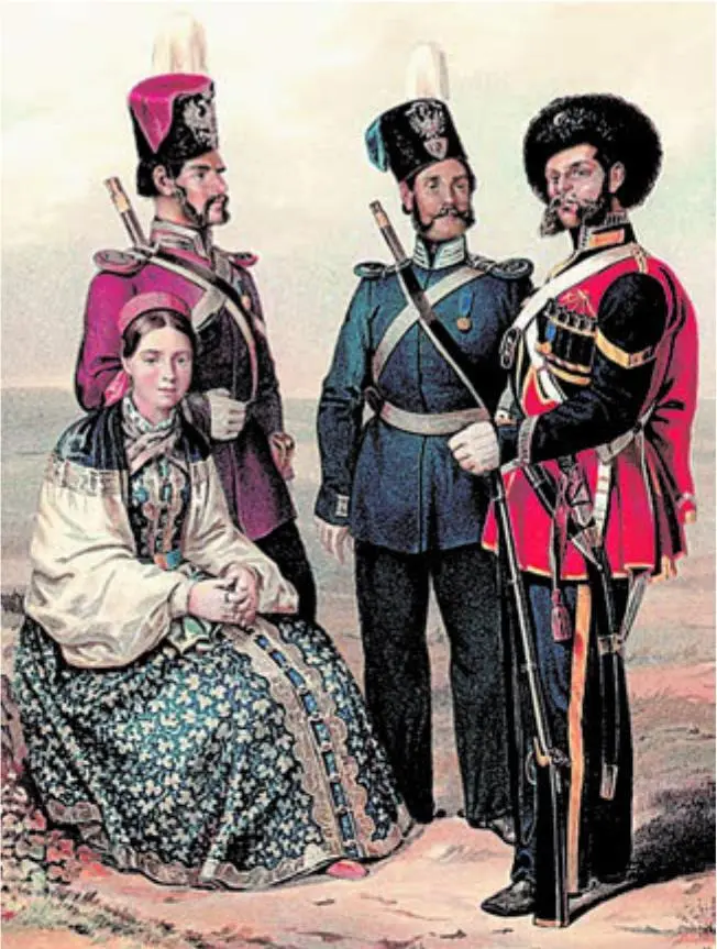 Казаки Хромолитография Художник Г Паули 1862 г В 1844 г было создано - фото 81