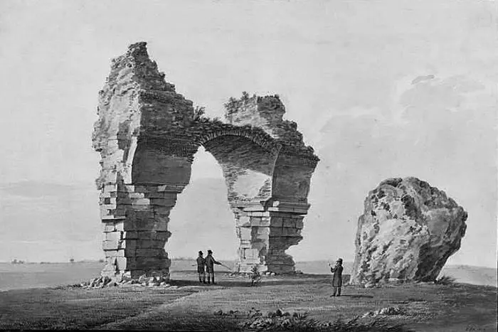 Якоб Альт Языческие ворота в Карнунте Рисунок 1816 год Уже почти полтора - фото 4