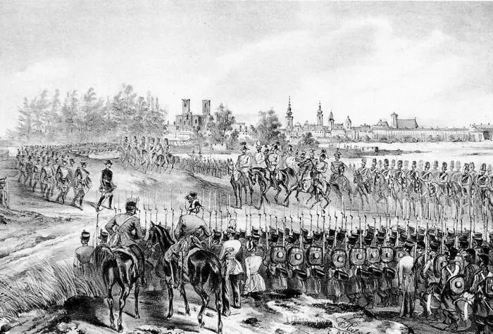 Винцент Кацлер Сдача крепости Комаром в августе 1849 года Литография - фото 51