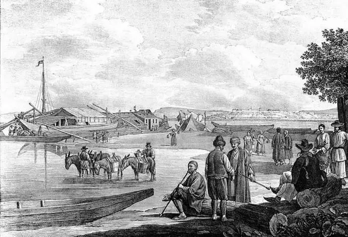 Якоб Альт Вид на Белград со стороны Земуна 1826 год Франц Юза Сербы - фото 75